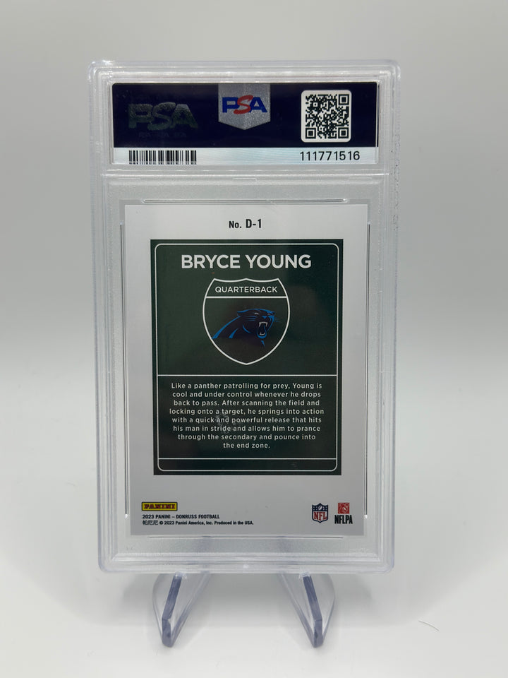 2023 Donruss Bryce Young Downtown RC PSA 9