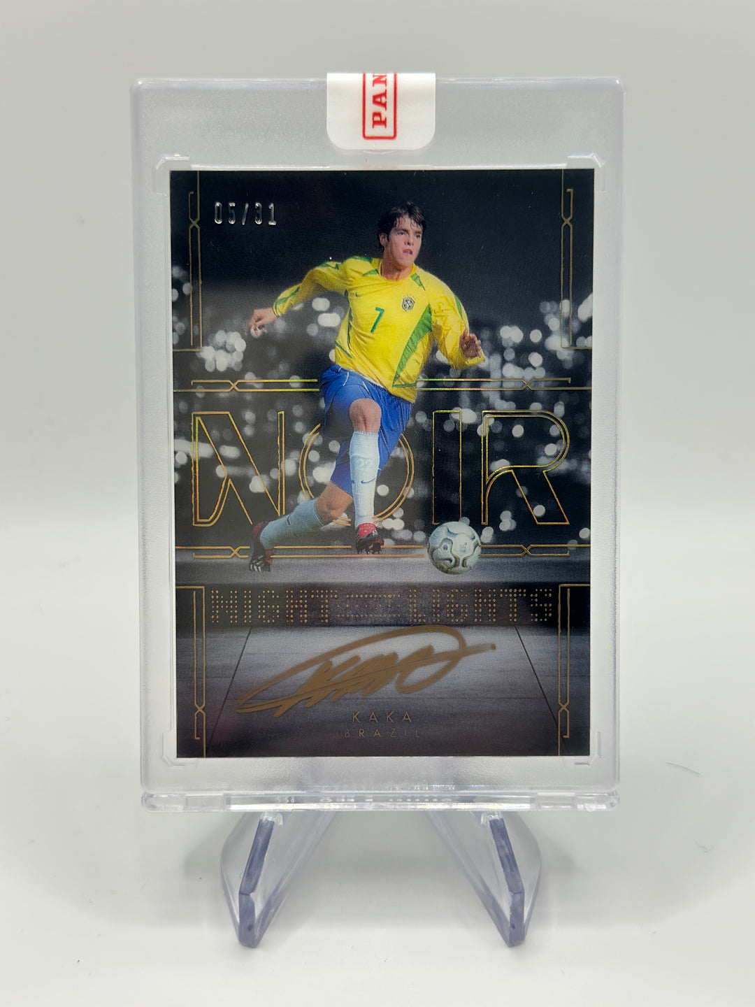 2025-26 Noir World Cup Kaka Night Lights Gold Auto /31