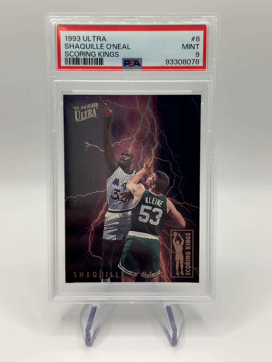 1993 Ultra Shaquille O'Neal Scoring Kings #8 PSA 9