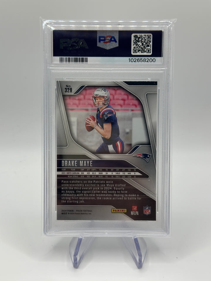 2024 Prizm Drake Maye #329 PSA 10 RC
