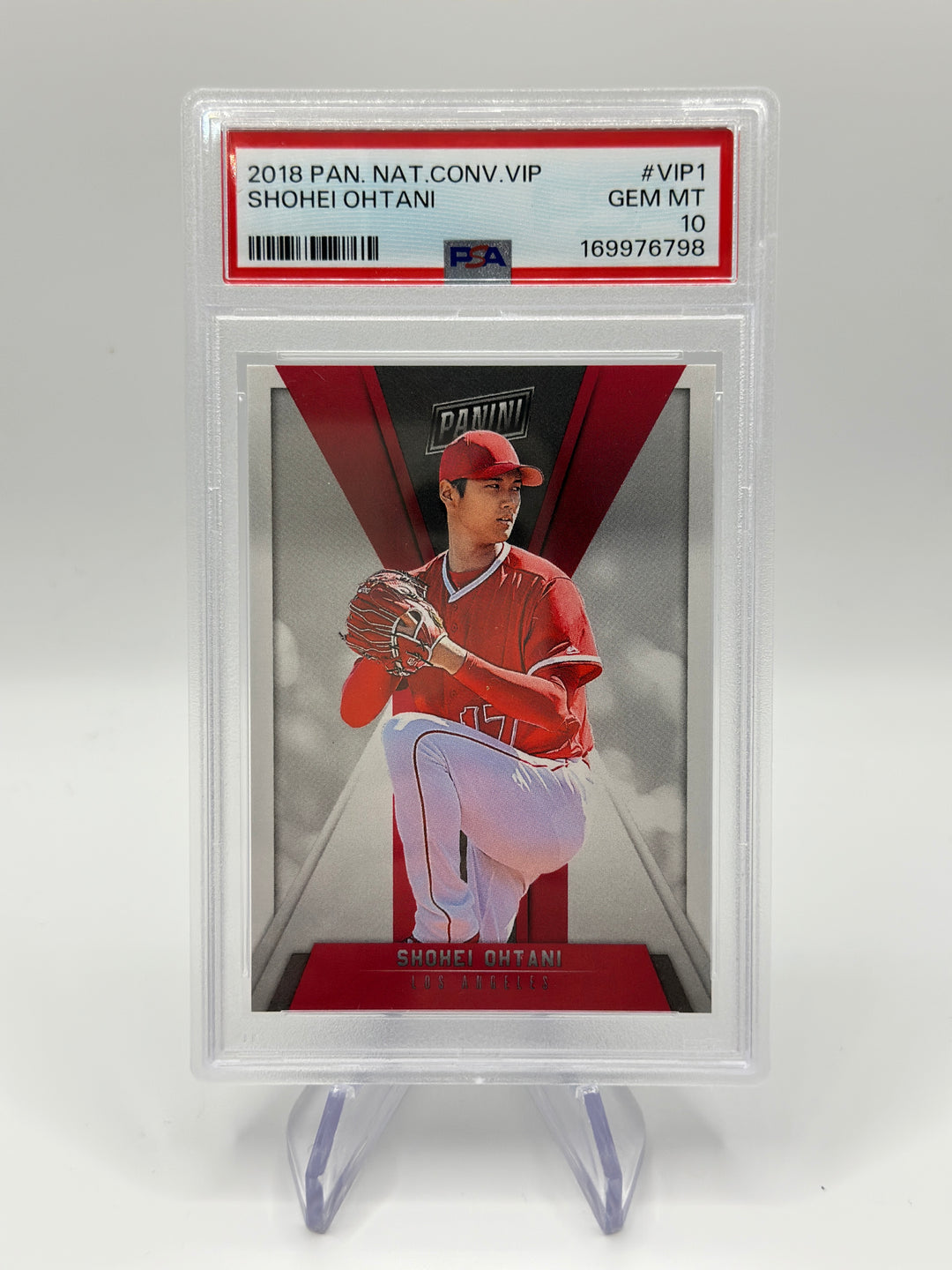 2018 Panini National Convention VIP Shohei Ohtani Rookie #VIP1 PSA 10