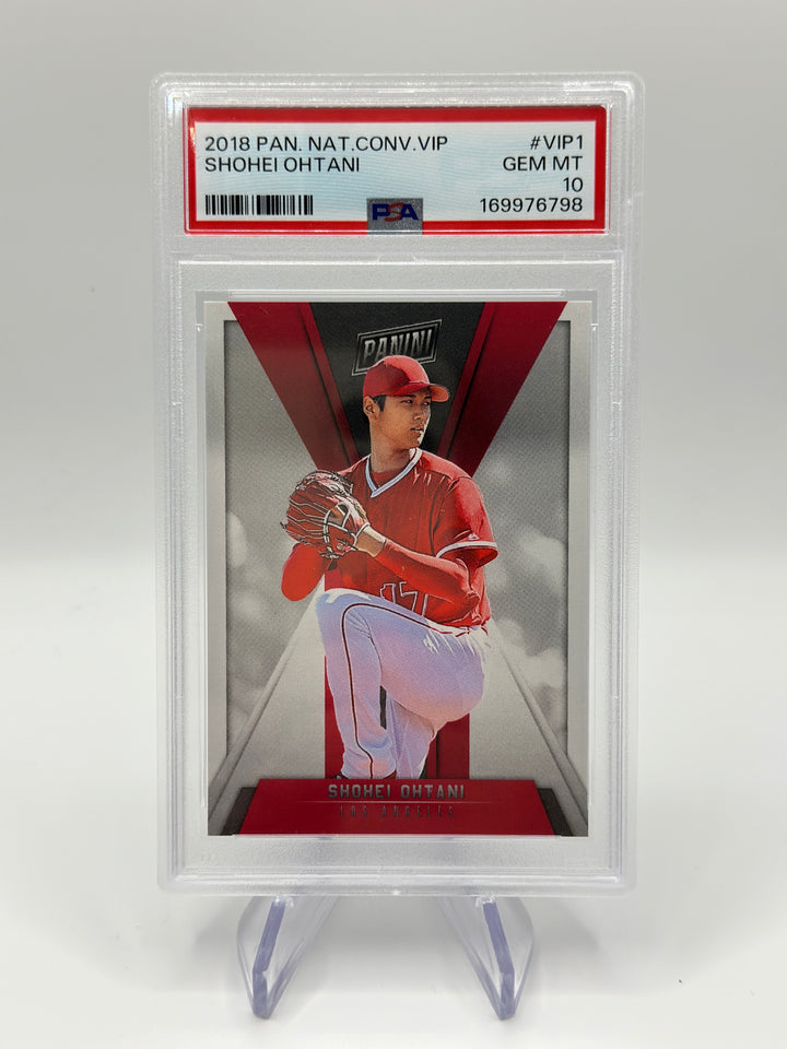 2018 Panini National Convention VIP Shohei Ohtani Rookie #VIP1 PSA 10