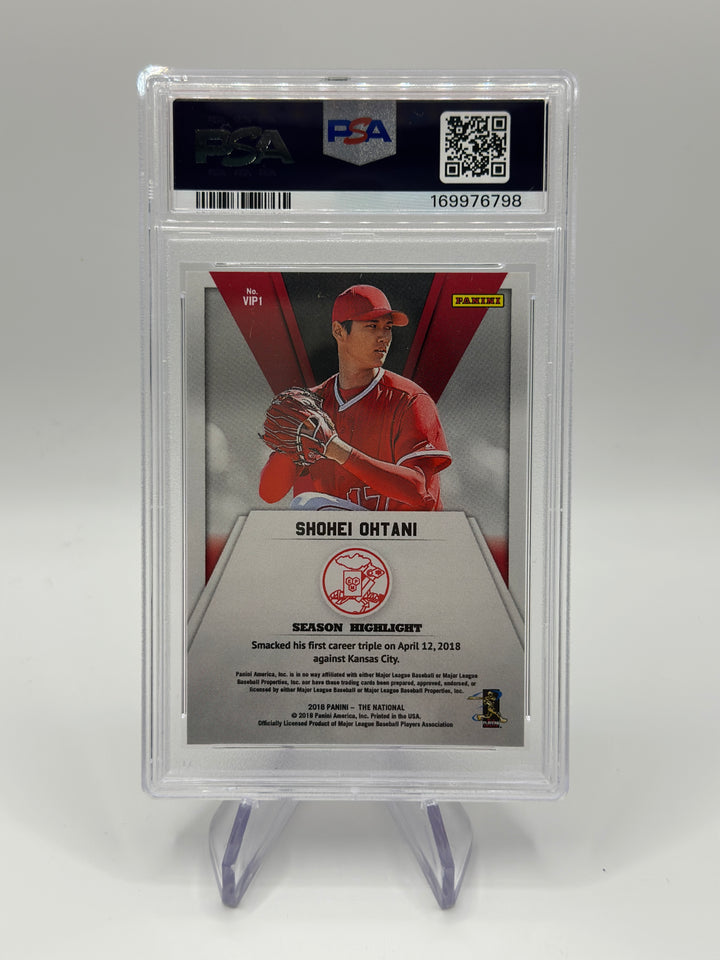 2018 Panini National Convention VIP Shohei Ohtani Rookie #VIP1 PSA 10