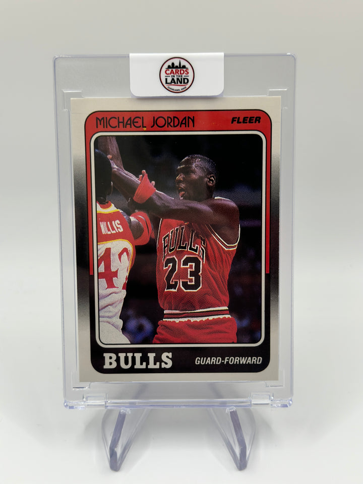 1988 Fleer Michael Jordan Base Set #17 Chicago Bulls