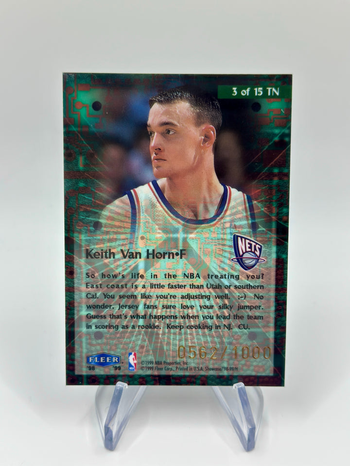 1998-99 Flair Showcase Keith Van Horn Takeit2.Net #3 /1000 Nets 90’s Insert