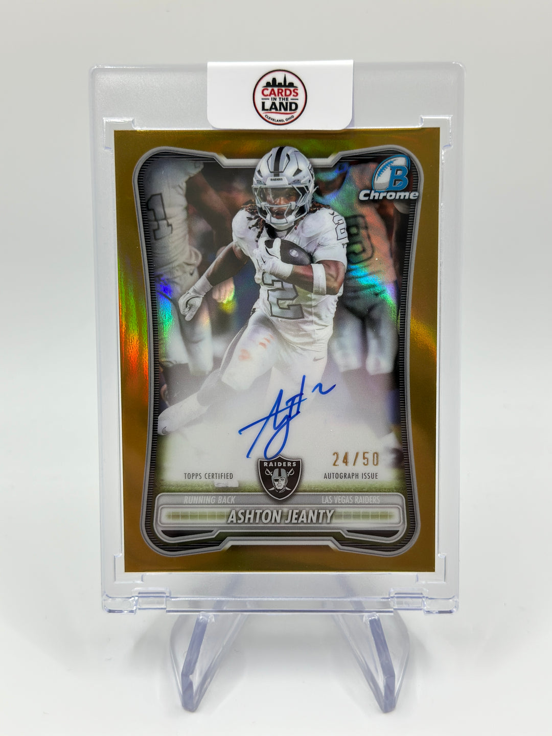2026 Bowman Chrome Ashton Jeanty True Gold Auto /50 #BCA-AJ