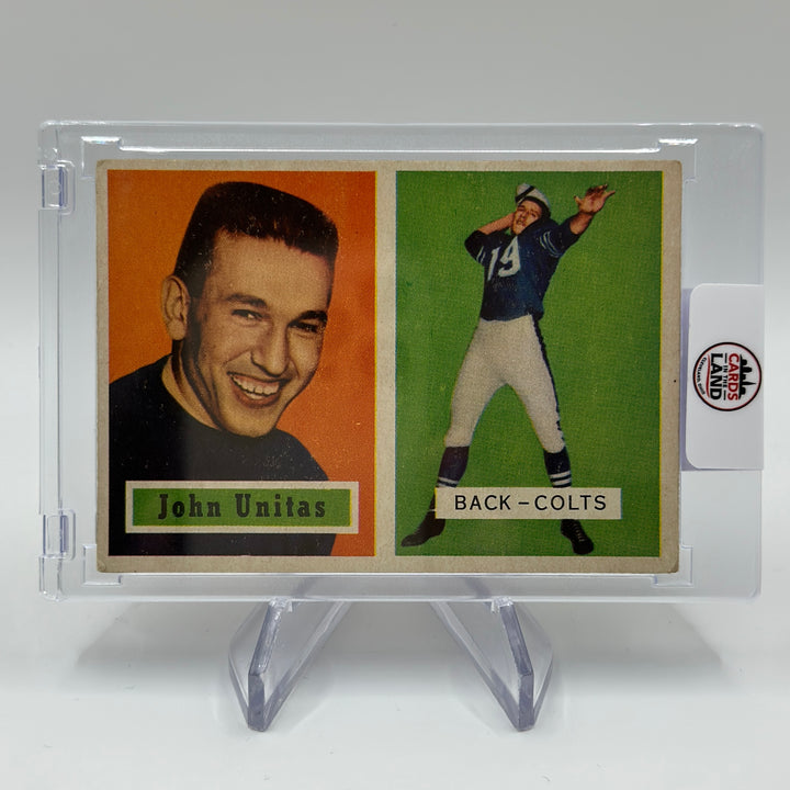 1957 Topps Football #138 Johnny John Unitas RC