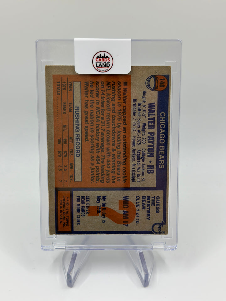 1976 Topps Walter Payton #148 (RC)