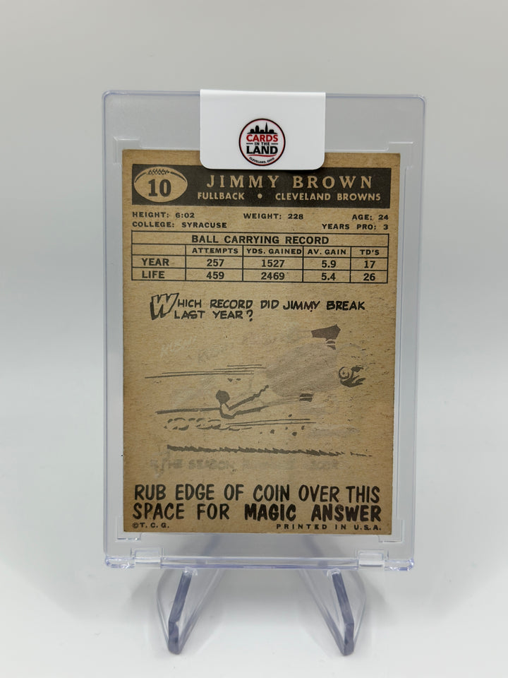 1959 Topps Jimmy Brown #10 Browns