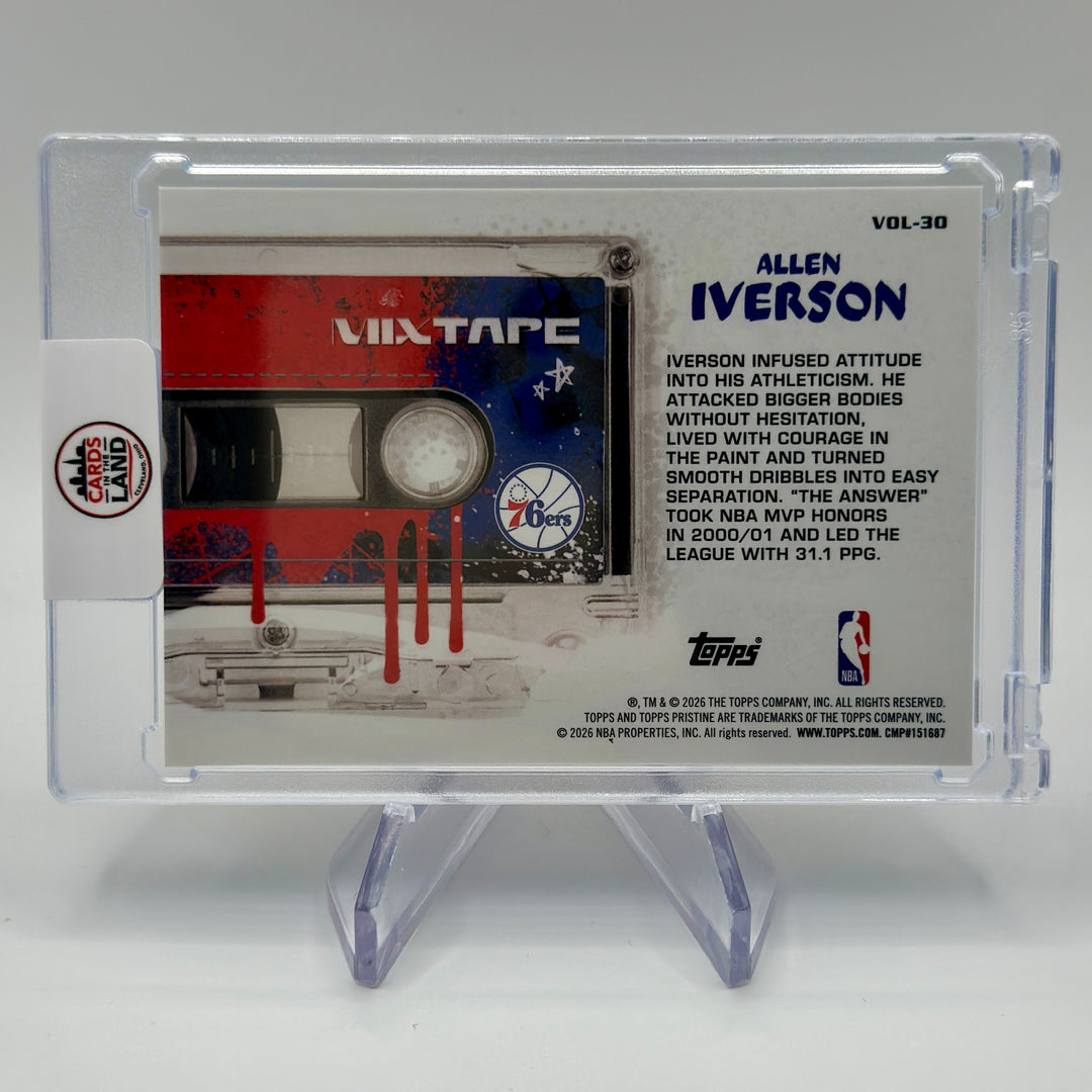 2026 Topps Pristine Allen Iverson Mixtape #VOL-30