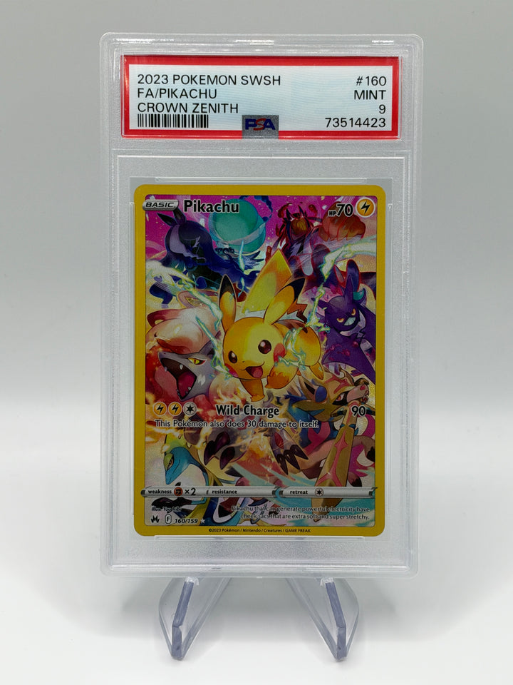 2023 Pokémon Pikachu 160/159 PSA 9