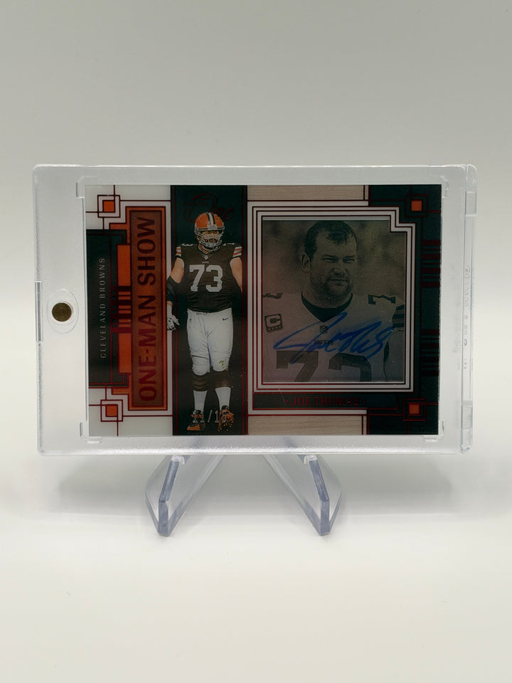 2023 Panini One Joe Thomas One-Man Show Auto /15