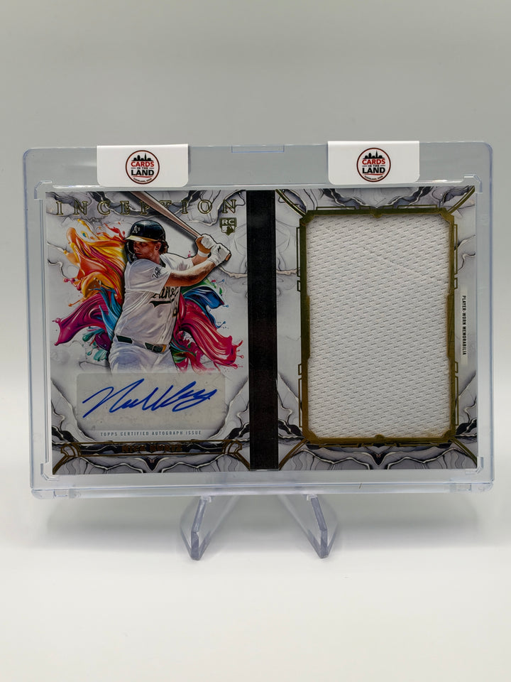 2025 Topps Inception Nick Kurtz Relic Booklet Auto /25