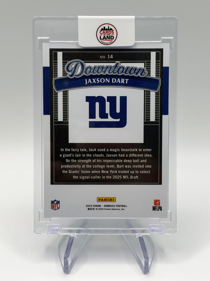 2025 Donruss Jaxson Dart Downtown #14