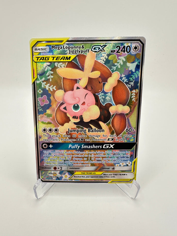 Pokémon Mega Lopunny & Jigglypuff GX Alternate Full Art