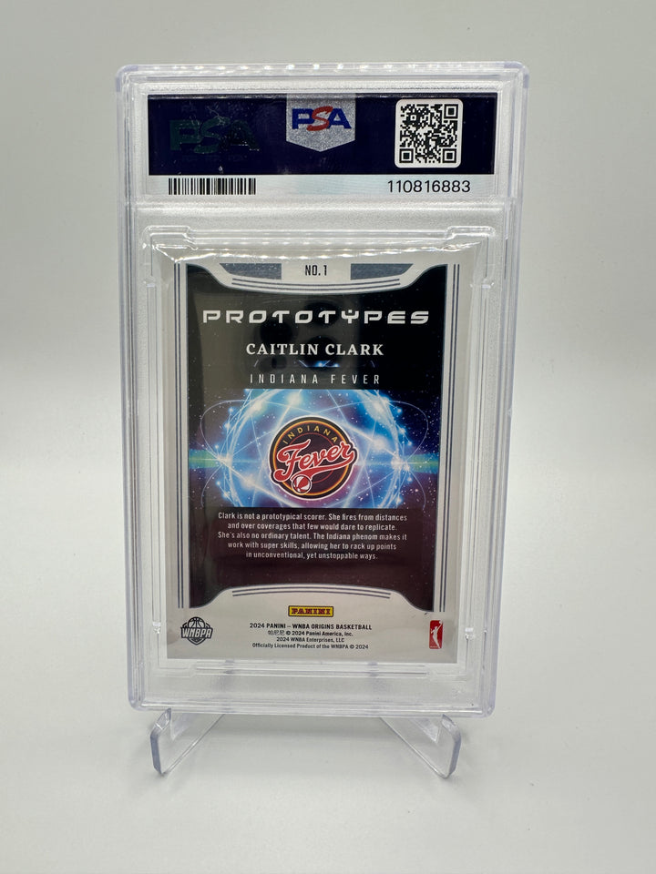 2024 Origins WNBA Caitlin Clark /49 Prototypes-Teal #1 PSA 9