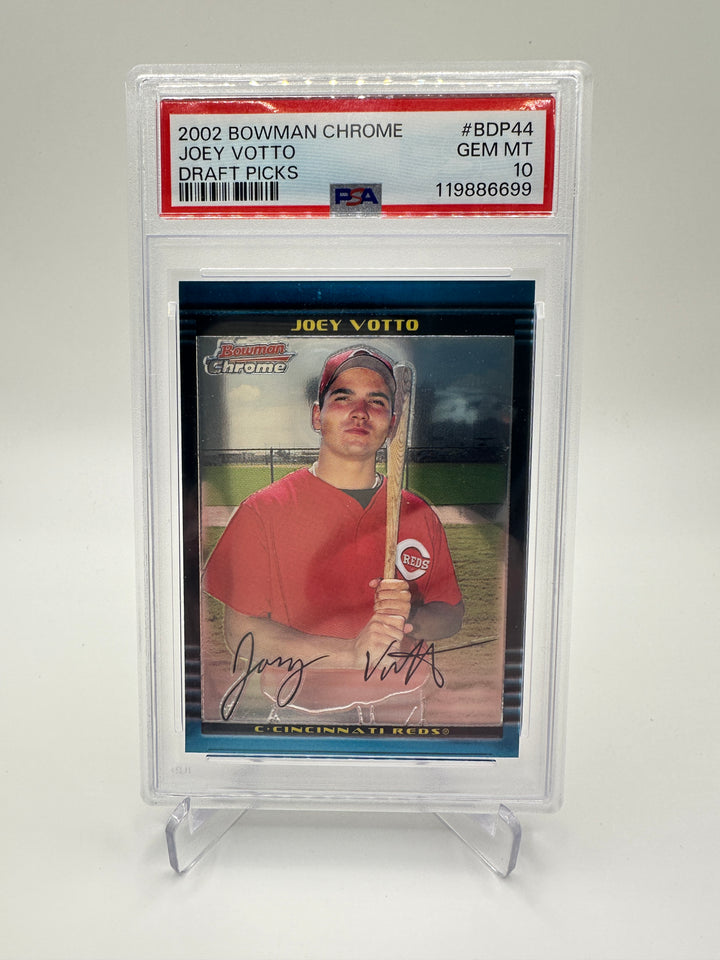 2002 Bowman Chrome Joey Votto Draft Picks #BDP44 PSA 10