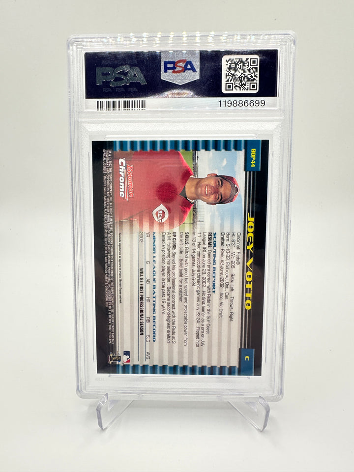 2002 Bowman Chrome Joey Votto Draft Picks #BDP44 PSA 10