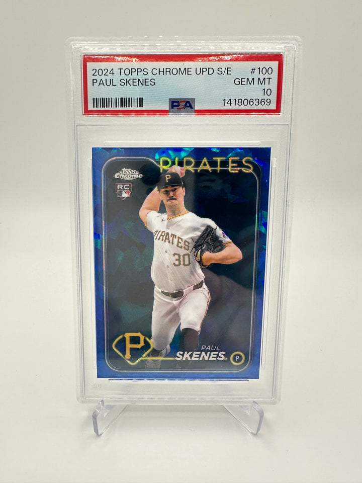 2024 Topps Chrome Update Sapphire Paul Skenes #100 PSA 10