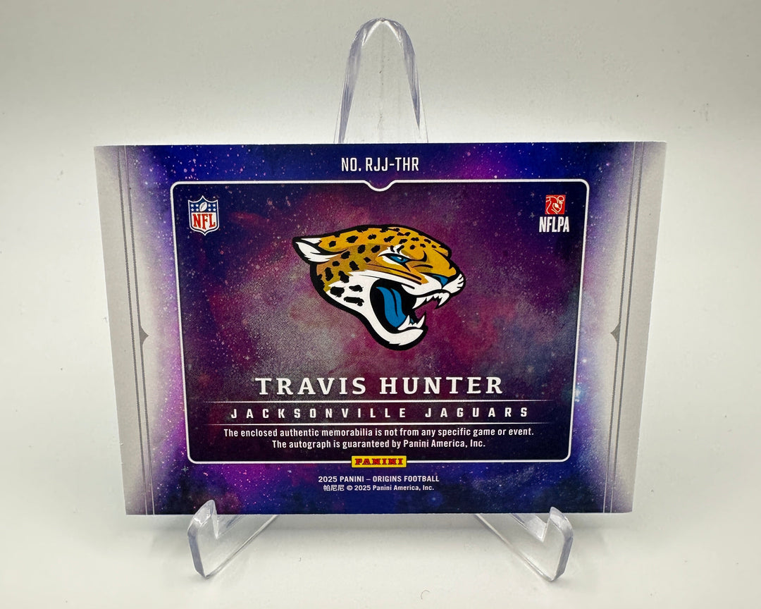 2025 Panini Origins Travis Hunter Patch Auto RPA /25