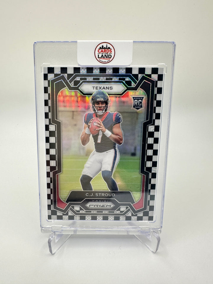 2023 Prizm CJ Stroud Black White Checkerboard #339