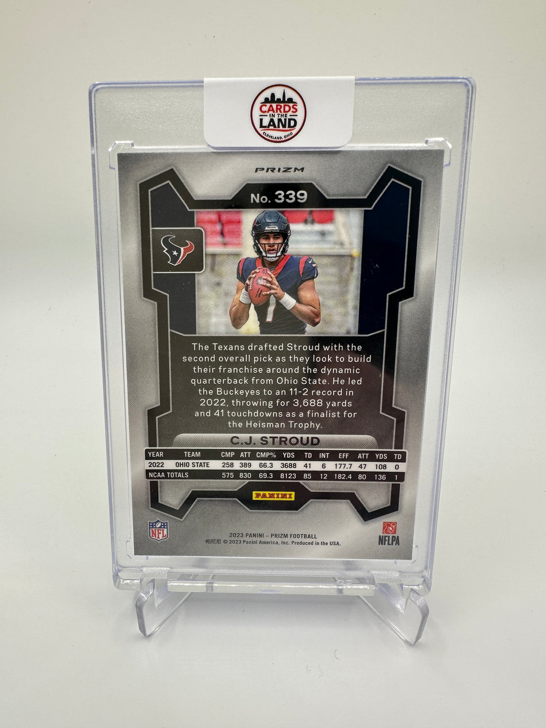 2023 Prizm CJ Stroud Black White Checkerboard #339