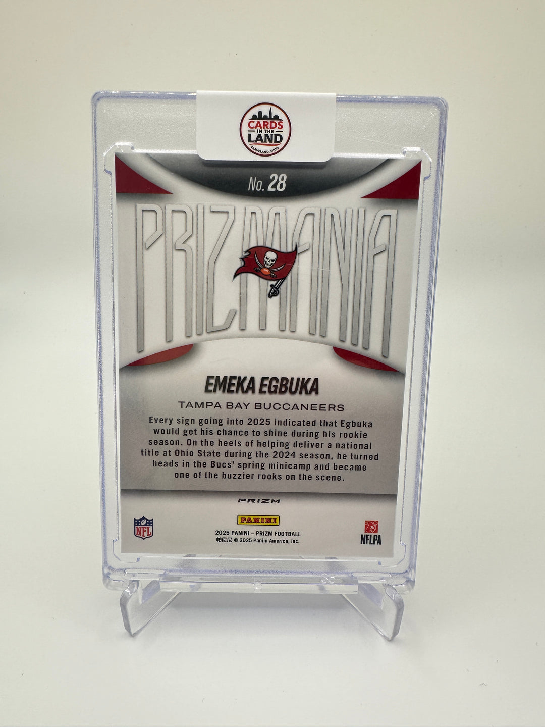 2025 Prizm Emeka Egbuka Prizmania #28