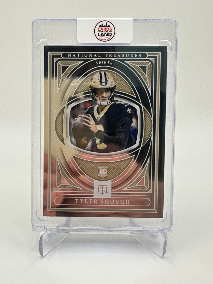 2025 Panini National Treasures Tyler Shough /25 Treasure Hunt