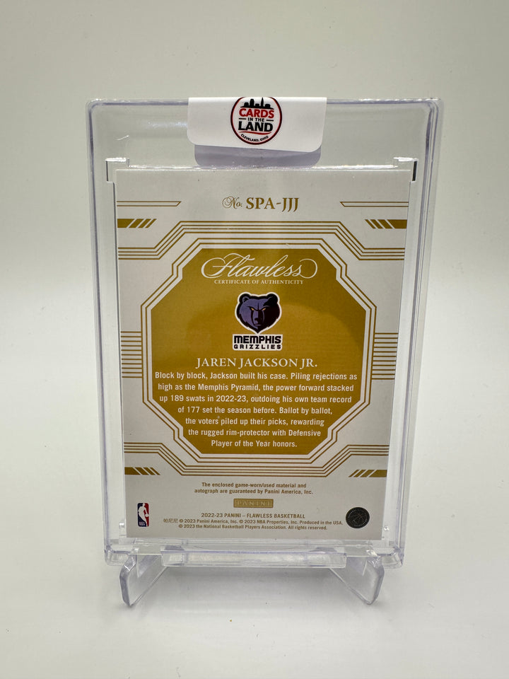 2022-23 Flawless Jaren Jackson Jr. Auto Patch /10