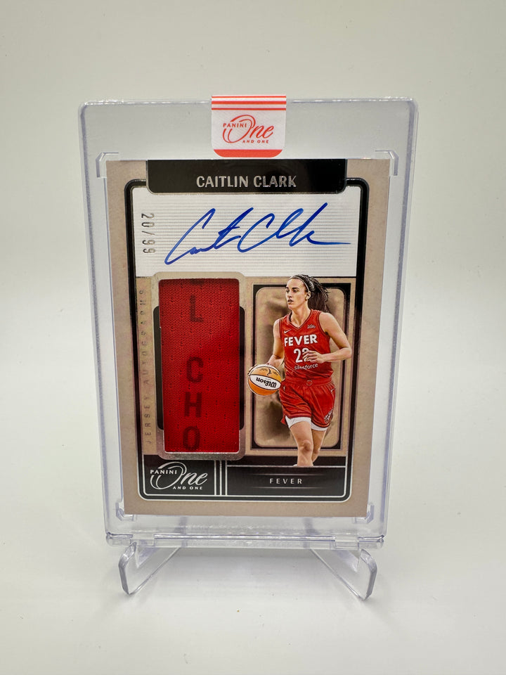 2025 Panini One WNBA Caitlin Clark Patch Auto /99