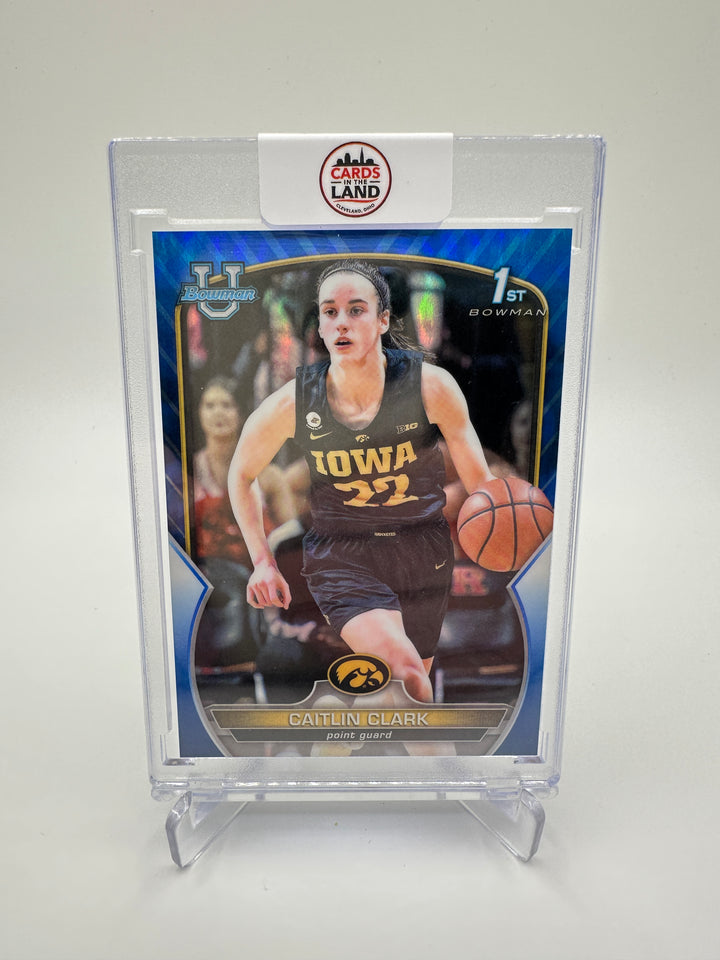 2022-23 Bowman Chrome U Caitlin Clark Blue /199