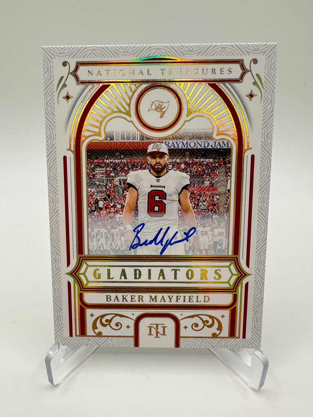 2025 National Treasures Baker Mayfield Gladiators Auto /10