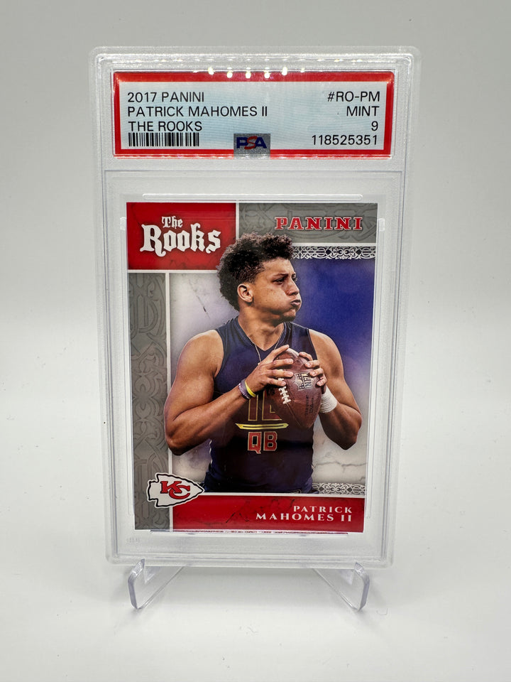 2017 Panini Prestige Patrick Mahomes II The Rooks #RO-PM PSA 9