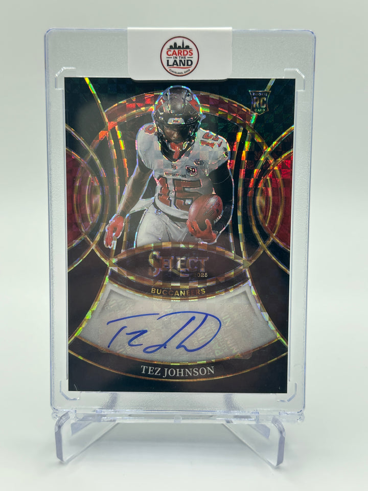 2025 Select Tez Johnson Black X-Fractor 1/1
