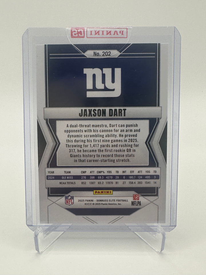 2025 Donruss Elite Jaxson Dart /999 RC