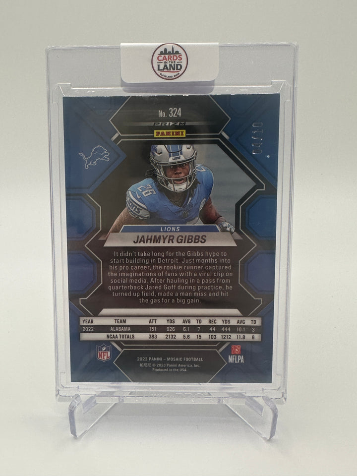 2023 Mosaic Jahmyr Gibbs Pink /10