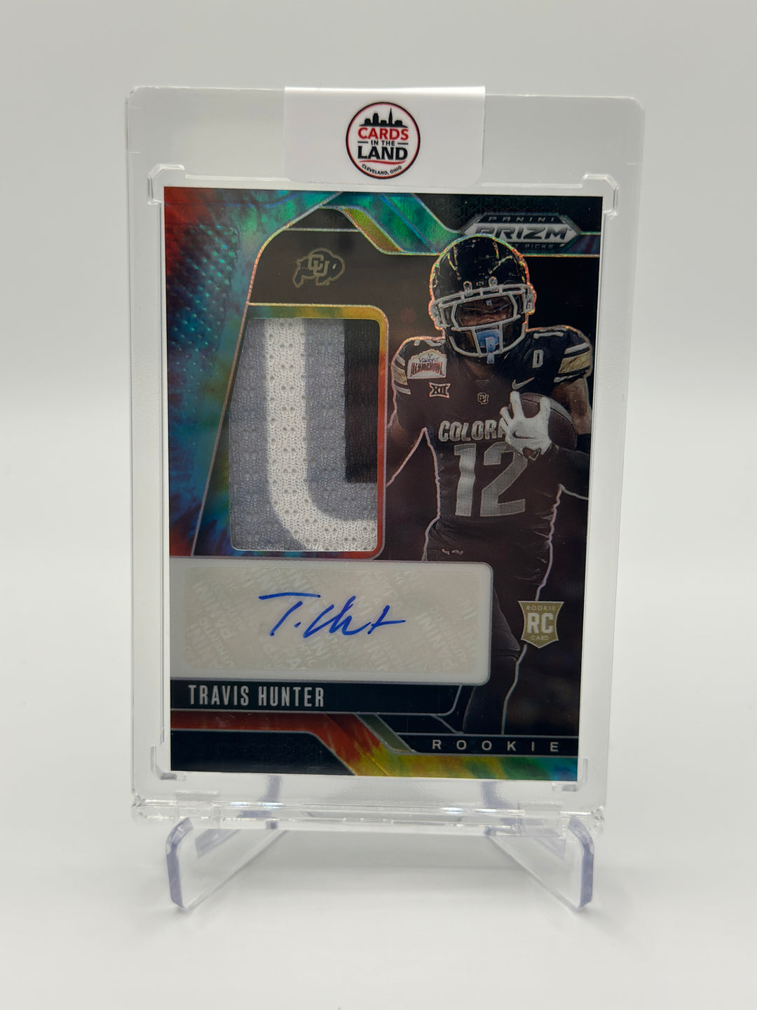 2025 Priam Draft Picks Travis Hunter /25 Patch Auto
