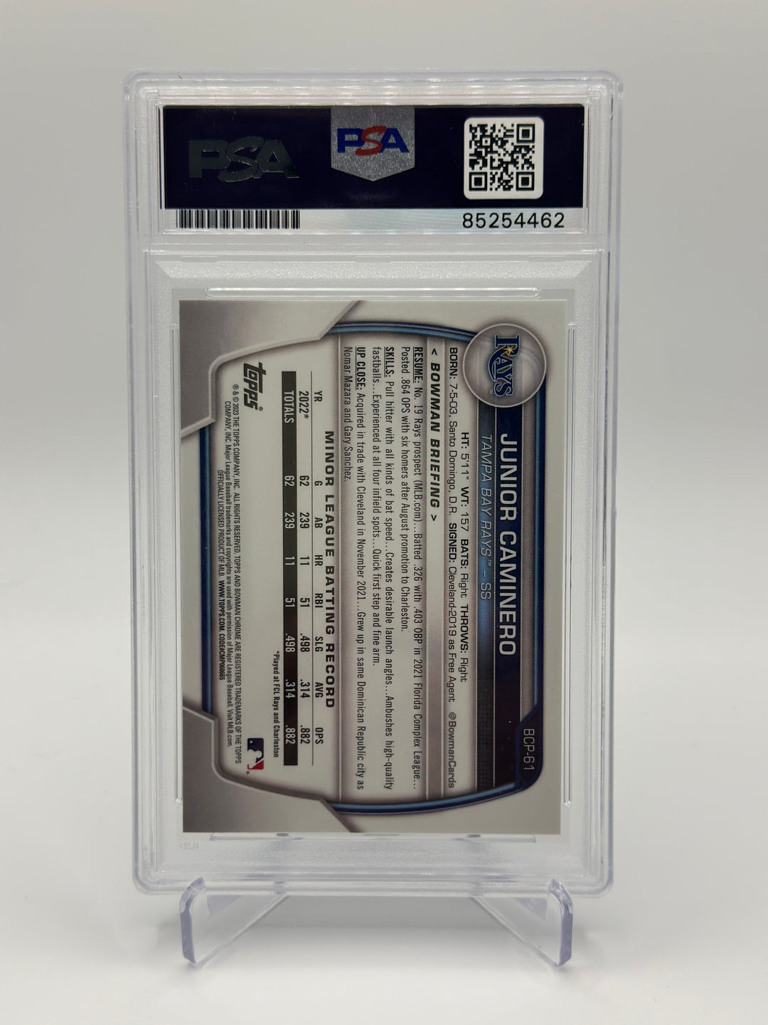 2023 Junior Caminero IP AUTO PSA Auto 10