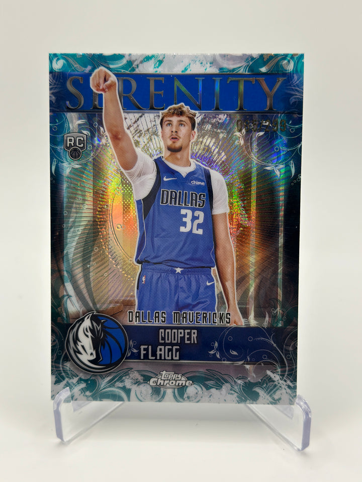 2025-26 Topps Chrome Cooper Flagg Serenity /299