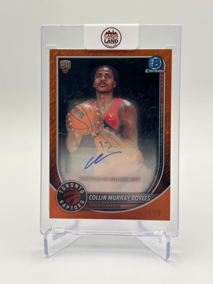 2025-26 Bowman Basketball Collin Murray-Boyles Orange Auto /25