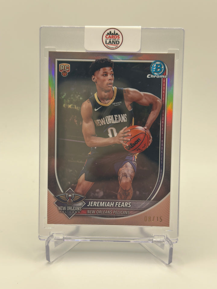 2025-26 Bowman Basketball Jeremiah Fears /15