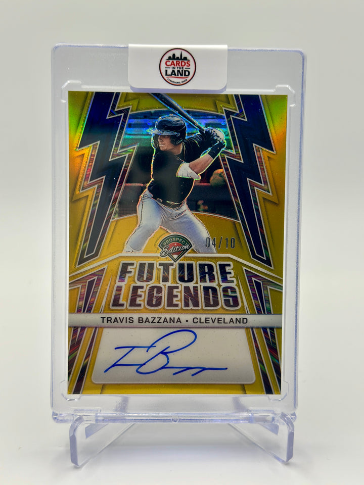 2025 Panini Prospect Edition Travis Bazzana Gold Auto /10