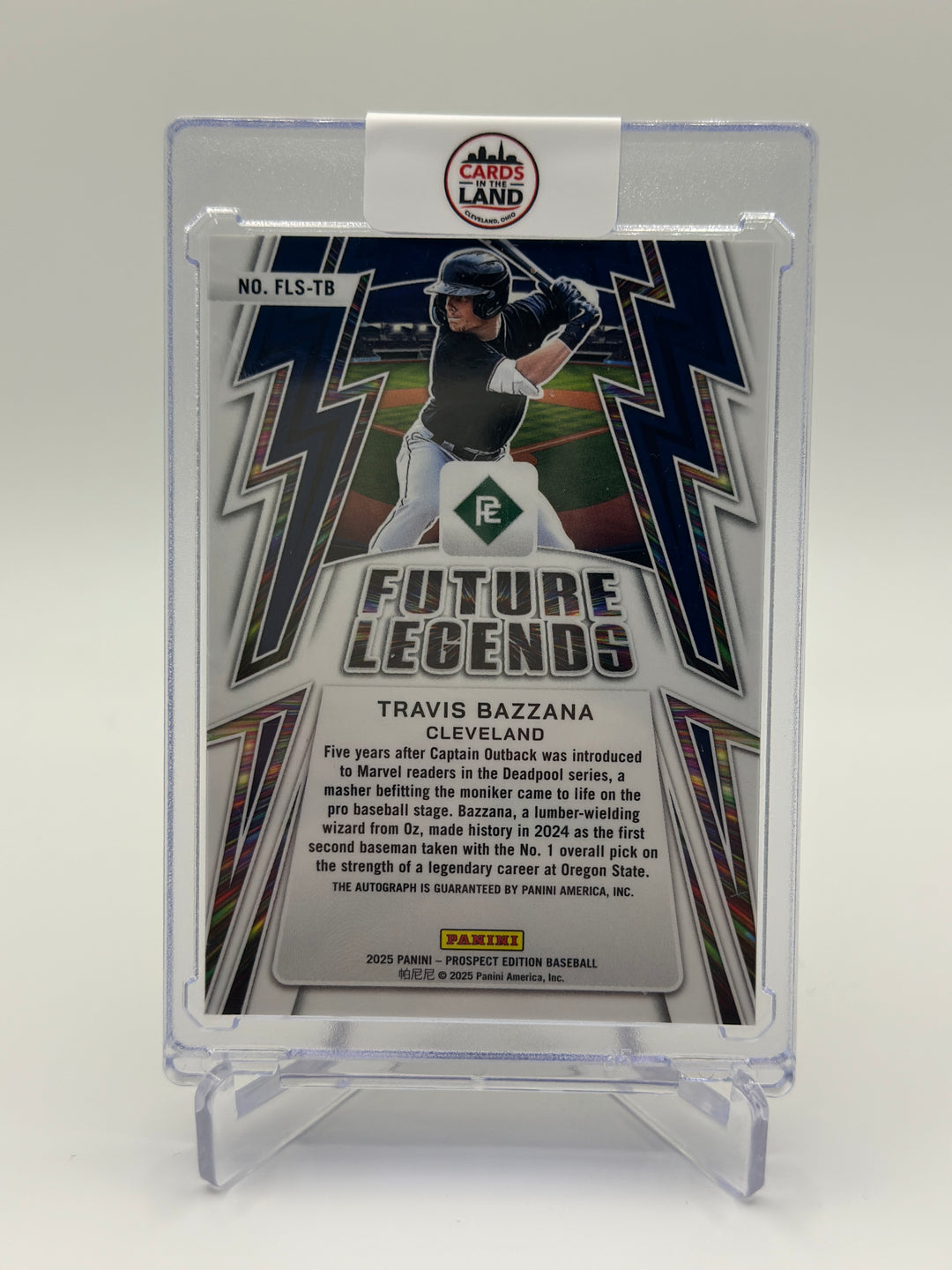 2025 Panini Prospect Edition Travis Bazzana Gold Auto /10