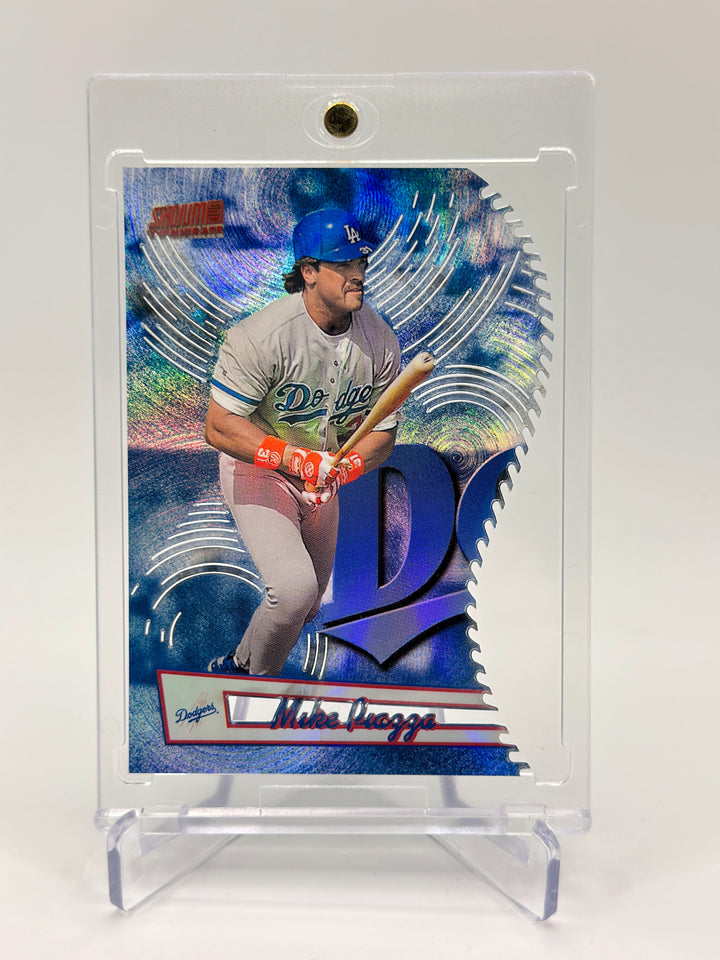 1998 Stadium Club Mike Piazza Triumvirate Luminescent Die-Cut #T6A
