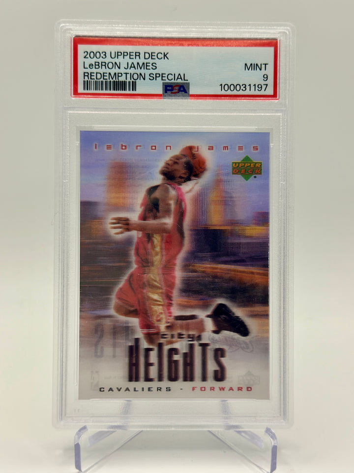2003 Upper Deck Lebron James Redemption Special PSA 9