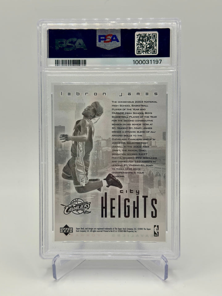 2003 Upper Deck Lebron James Redemption Special PSA 9
