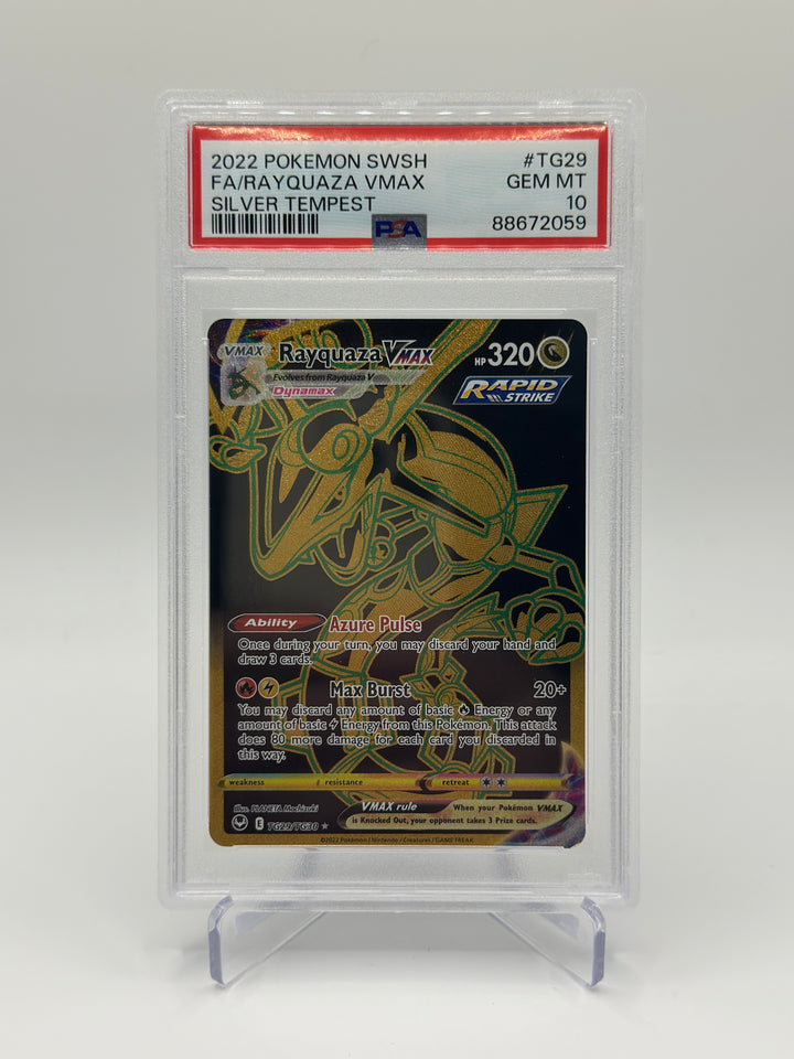 Pokémon Rayquaza VMax TG29/TG30 PSA 10
