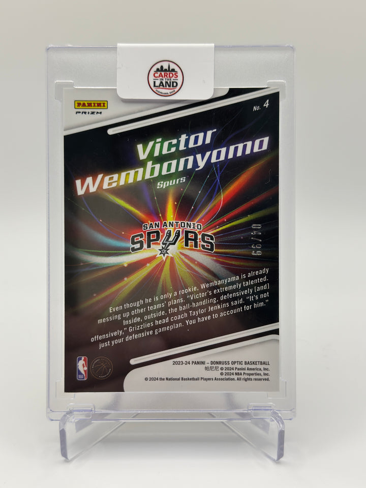 2023-24 Optic Victor Wembanyama Lights Out /99