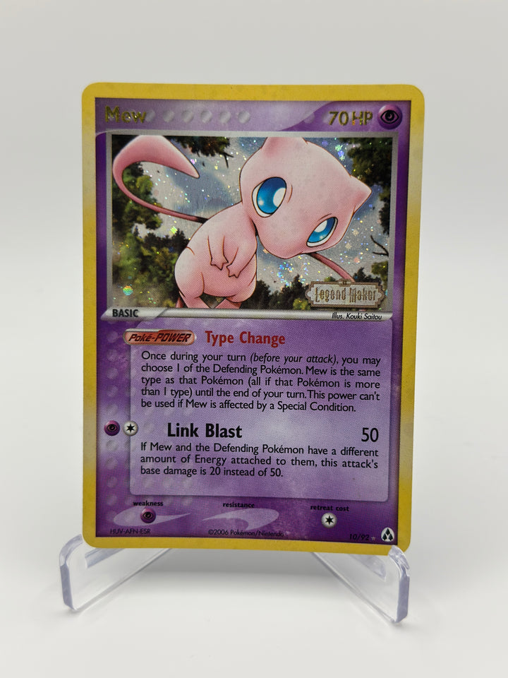 Pokémon Mew 10/92 Legend Maker Holo Rare Holo