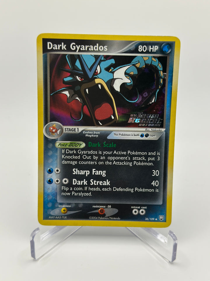 Pokémon Dark Gyarados Reverse Holo STAMPED 36/109 Team Rocket Returns